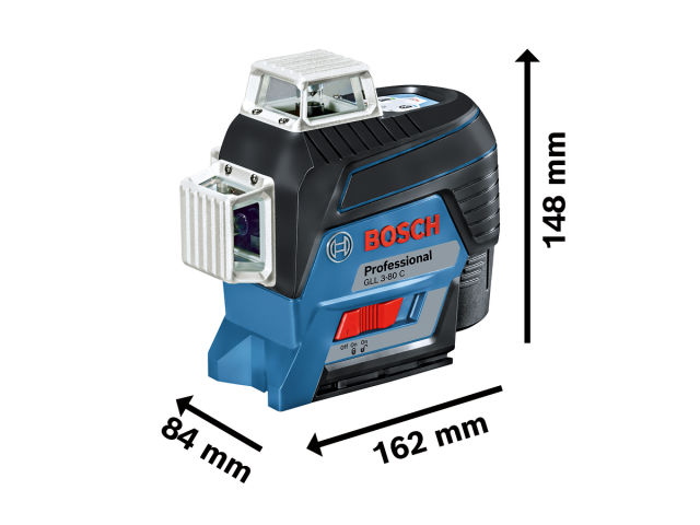 Linijski laser Bosch GLL 3-80 C, 0601063R00